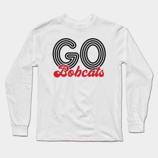 Go Bobcats - Football Long Sleeve T-Shirt